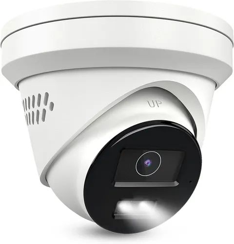 4K 8MP Turret PoE IP Outdoor with Ⲏіkconnect/ iVMS4200/ Guarding Vision, 24/7...