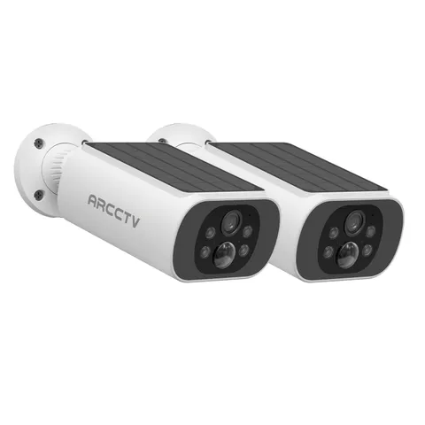 ARCCTV Solar Security Cameras Wireless Battery Powered Outdoor Motion Detection