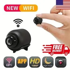 1080P Mini Camera CCTV WiFi HD IP Night Vision Camcorder Home Security Cam US 