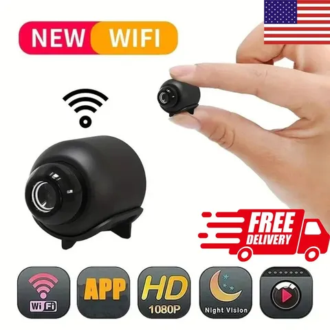 1080P Mini Camera CCTV WiFi HD IP Night Vision Camcorder Home Security Cam US 
