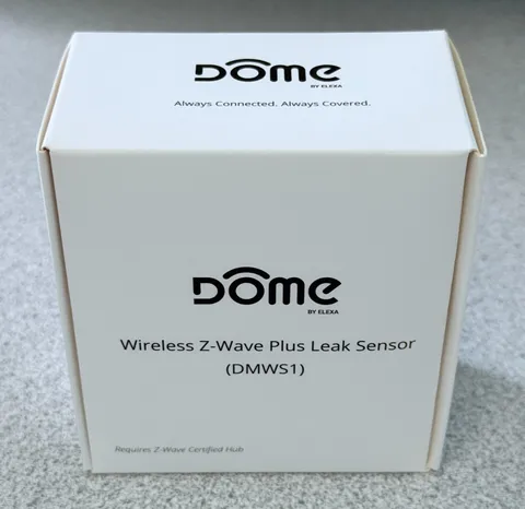 NEW sealed DOME DMWS1 Z-Wave Plus Leak Sensor Water Detector by Elexa