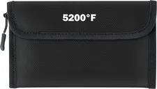 Fireproof Waterproof Document Bag - 5200°F Water Resistant Fire Proof Money Bag,