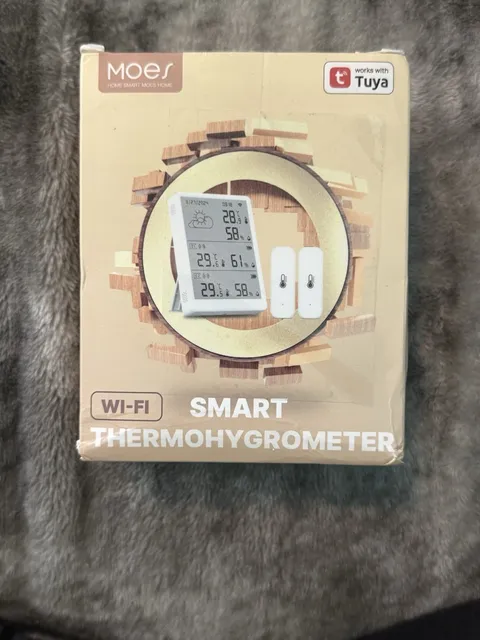 MOES WiFi Smart Temperature & Humidity Sensor Hygrometer Thermometer 2 Sensors