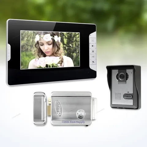 7inch Wired Video Door Entry Phone Call System with Mute Mode for Home Security