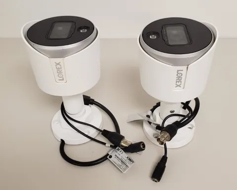 Lot of 2 Lorex C882DA-Z 4K Ultra Deterrence Security Camera Night Color Vision