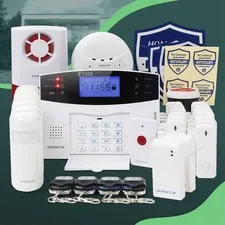HOMSECUR Wireless &wired WIFI 4G GSM SMS Autodial Home House Alarm System