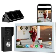 Smart Video doorbell intercom System videophone for Home with 10.1 inch Big T...