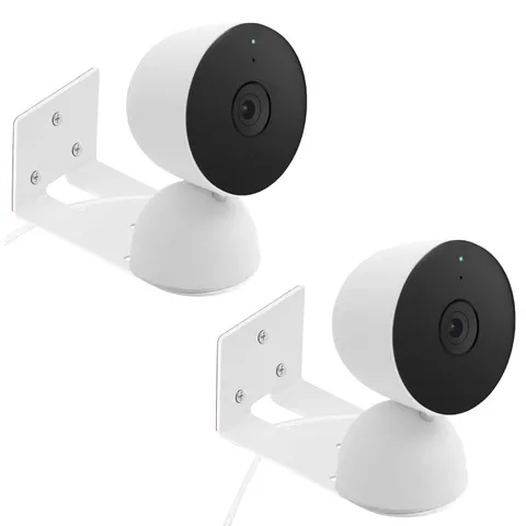 2Pack Adhesive Wall Mount Bracket for Google Nest Cam Indoor Security Camera ...