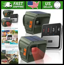 Solar Driveway Alarm Wireless Outdoor Motion Sensor Weatherproof Alert