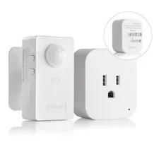 RAYZEEK Wireless Motion Sensor Plug Kits,NoWire Mini PIR Sensor Switch Contro...