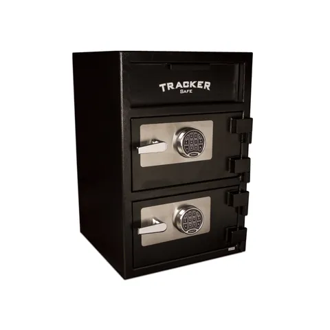 Tracker Safe, 5.73 cu. ft. Double Door Deposit Safe, Lock Type Electronic,