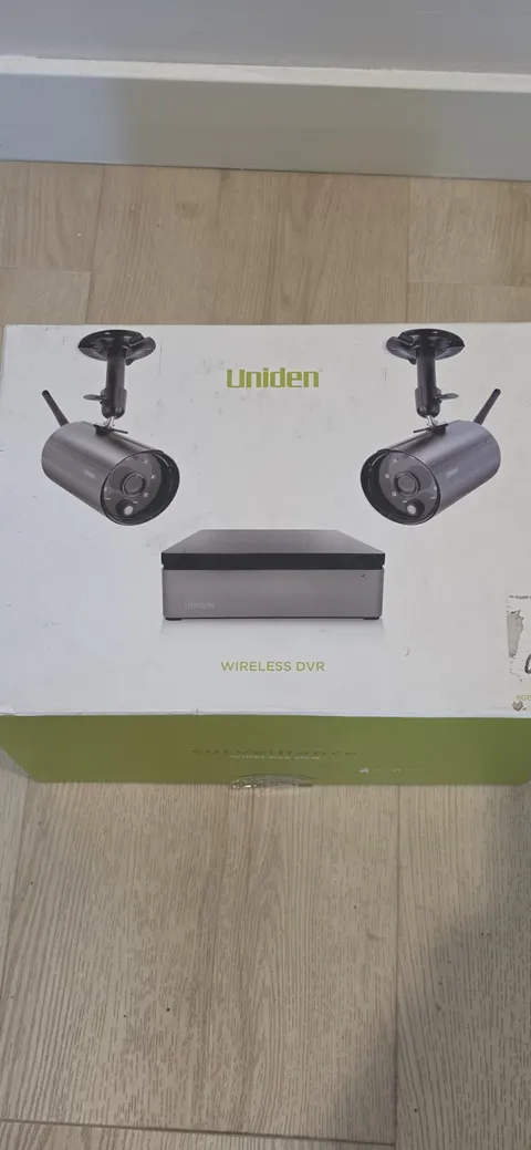 Uniden WDVR Wireless DVR 2-Channel CCTV System w/ 2 WDVRC25 Cameras, 8GB