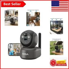 4G Wireless Security Camera 2K Battery-Powered with Night Vision & Motion Alerts