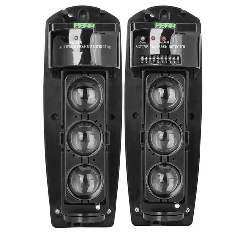 Triple Beam Alarm Photoelectric Infrared Led Detector Security System, Home S...