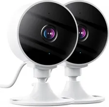 Elelink 2K Wireless Security Camera Indoor Pet Monitor Night Vision Two-Way Audi