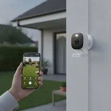 Enhanced 2.5K Indoor/Outdoor Security Camera – Versatile Monitoring & Alerts