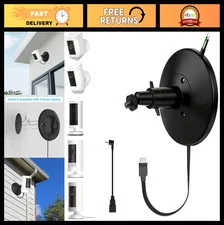 Hardwired Kit for Outdoor/Indoor Security Cameras, IP67 Waterproof, Black - 1 Pa