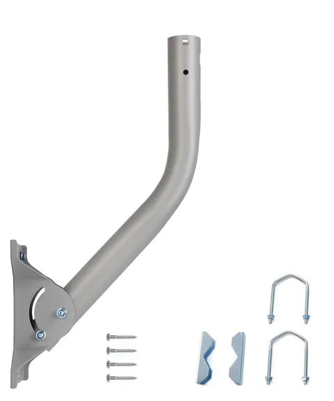 Heavy Duty Universal Adjustable Antenna Mount Pole(OD 1 11/16", Length 17 1/4...