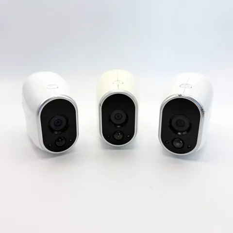 Lot of 3 Netgear Arlo VMC3030 Wireless Security Cameras AS-IS For Parts Only