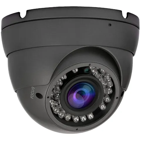 1080P Analog Dome Camera 4-in-1 TVI/AHD/CVI/CVBS Grey