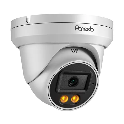 5MP PoE IP Dome Outdoor, Wired Home Indoor Turret , 2.8mm Lens 110ｰ Wide Angl...