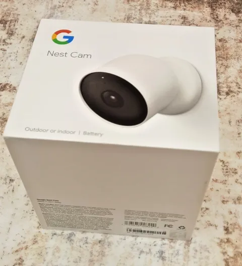 Google Nest Cam Battery G3AL9 Outdoor Indoor Camera w Magnetic Mount Box