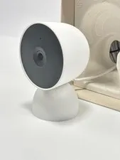 Google Nest Cam Indoor Wired 2nd Gen 1080p HDR Security Camera Snow