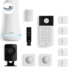 Simplisafe 12 Piece Wireless Home Security System W/Hd Camera - Optional 24/7 Pr