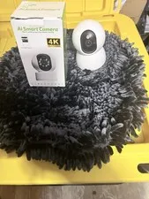 Ai Smart Camera 4K IP Wi-Fi Indoor Surveillance Cam Night Vision Google White