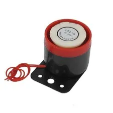 LZQ-1G 2 Wire Red Continuous Electronic Sound Buzzer Alarm 100dB AC 220V