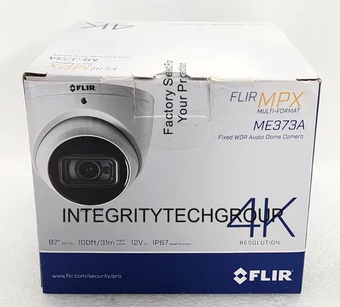 ME373A HD CVI 8 Megapixel Wired Analog Outdoor 4K  Dome Camera, NEW/SEALED