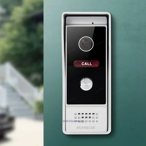 HOMSECUR HD Doorbell Camera Outdoor Station for Video Door Phone Call Intercom