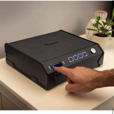 VenoTech Biometric Top Entry Vault Safe Finger Vein Recognition Matte Black