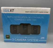 3 Blink XT Battery Powered Security Cameras XT1 - Sealed