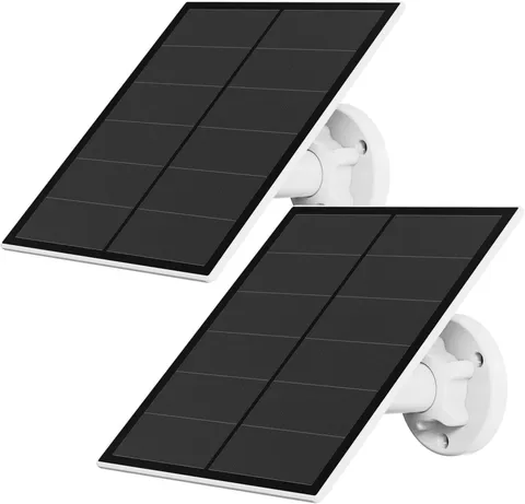 Adjustable 5W USB Solar Panel Set for Security Cameras - Enhanced Battery Life