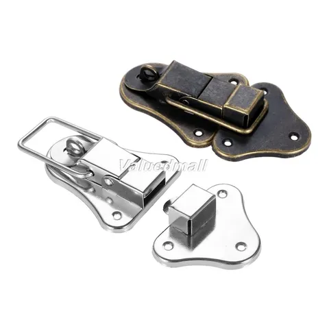 Easy Use Retro Toggle Hasp Latch Suitcase Box Luggage Hardware Buckle Clasp Lock