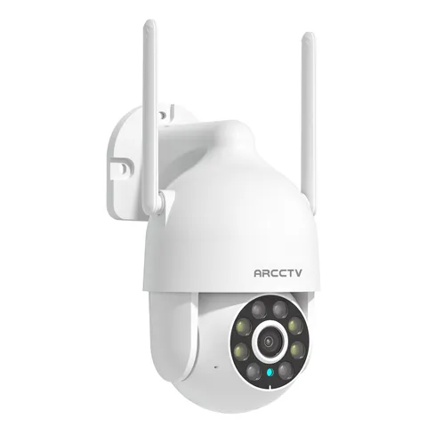 ARCCTV Outdoor Wireless Security Camera System Pan/Tilt Home Audio Night Vision