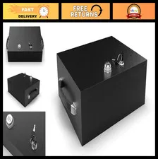 Fire Retardant Security Chest, Dual Combination & Key Lock Strong Box Safe