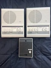 Aiphone LEF-3 Master Intercom Stations (2) & LE-D Door Station Lot