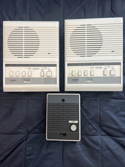 Aiphone LEF-3 Master Intercom Stations (2) & LE-D Door Station Lot