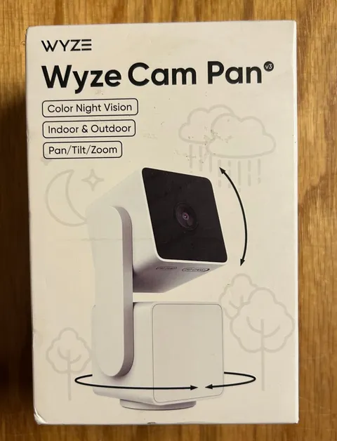 Wyze Cam Pan V3 1080p Indoor/Outdoor Wi-Fi Pan Tilt Zoom Smart Home Camera.