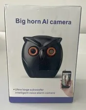 Big Horn AI Owl Ultra Large Subwoofer Voice Alarm Camera NIB