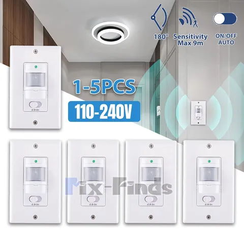 LOT PIR Infrared Body Motion Sensor Auto On/Off Auto Light Lamp Control Switch