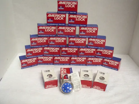 *NEW*  AMERICAN LOCK A400K, Combination Lock, L 2 In, Steel, KA  **CASE OF 25** 