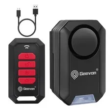 Geevon Bike Alarms For Ebikes2Pcs Wireless Bike Alarm Remote135Db Anti-Theft