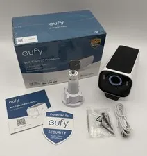 Eufy eufyCam S3 Pro 4K Solar Outdoor Wireless Add On Camera White Excellent