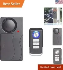 Ultra Loud 110dB Wireless Alarm with Smart Delay Technology for Security