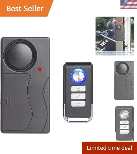 Ultra Loud 110dB Wireless Alarm with Smart Delay Technology for Security