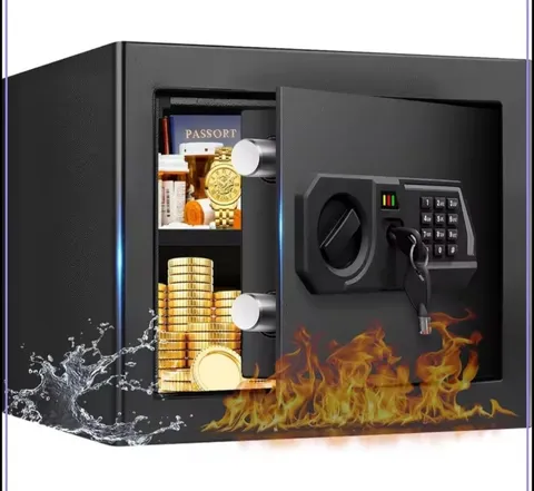 1.3 Cuft Small Fire Proof Safe for Home Documents, Anti-theft Safes for Home ...