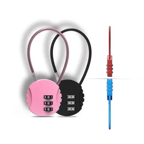 Combination Lock Padlock Locker 3 digit Security Bike Suitcase Luggage Bag Gym
